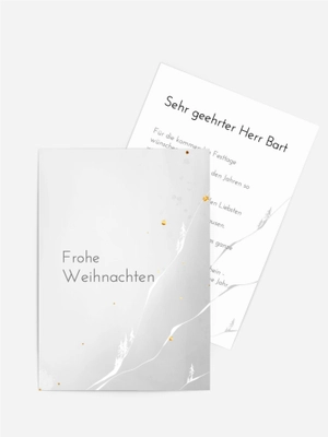 Weihnachtsgrußkarte Goldene Lichter Weihnachtsgrußkarte Goldene Lichter