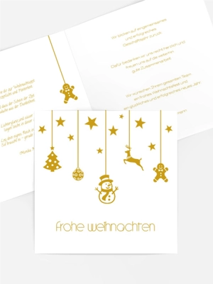 Weihnachtsgrußkarte Schmuckelemente Weihnachtsgrußkarte Schmuckelemente