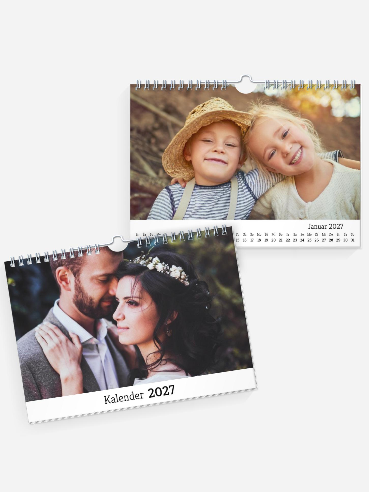 Wandkalender Blanko quer