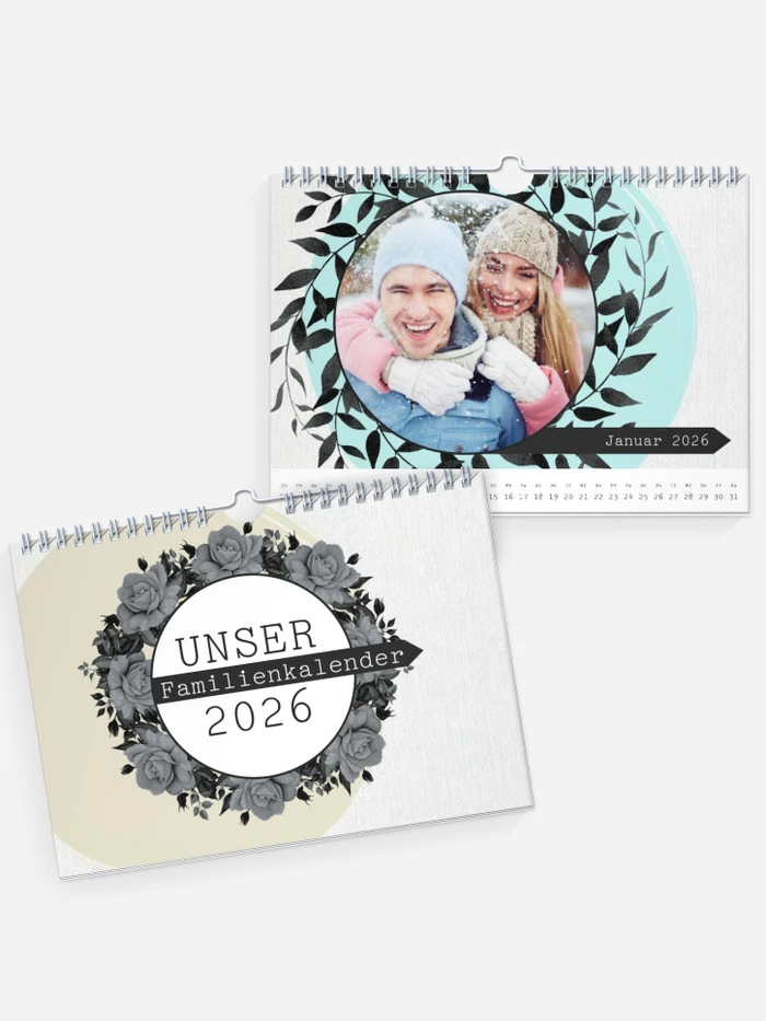 Wandkalender Blumenkranz