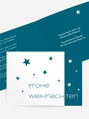 Weihnachtskarte Geschäftlich Classic Stars Weihnachtskarte Geschäftlich Classic Stars