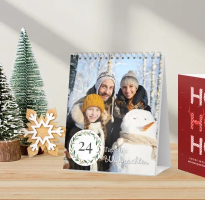 Adventskalender und Weihnachtskarten 2027 selbst gestalten