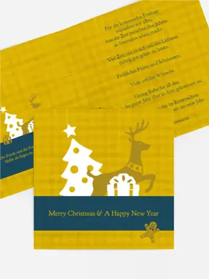 Weihnachtsgrußkarte Geschenke Weihnachtsgrußkarte Geschenke