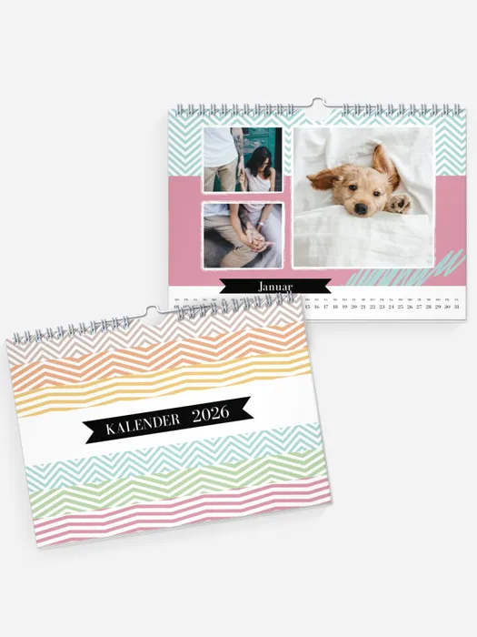 Wandkalender Kunterbunt