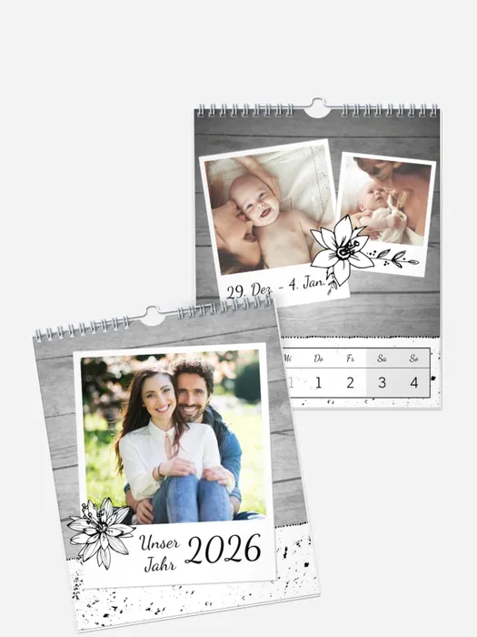 Wochen-Wandkalender Schnappschuss