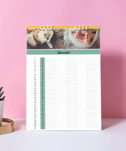 Unser Küchenkalender mit Fotos 2024 selbst gestalten