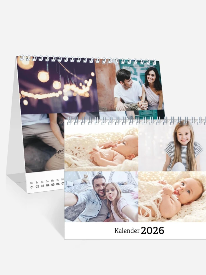 Tischkalender Blanko Collage | Monat Tischkalender Blanko Collage | Monat
