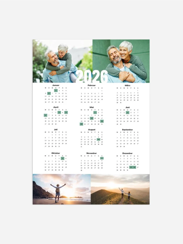 Jahresplaner großes Jahr