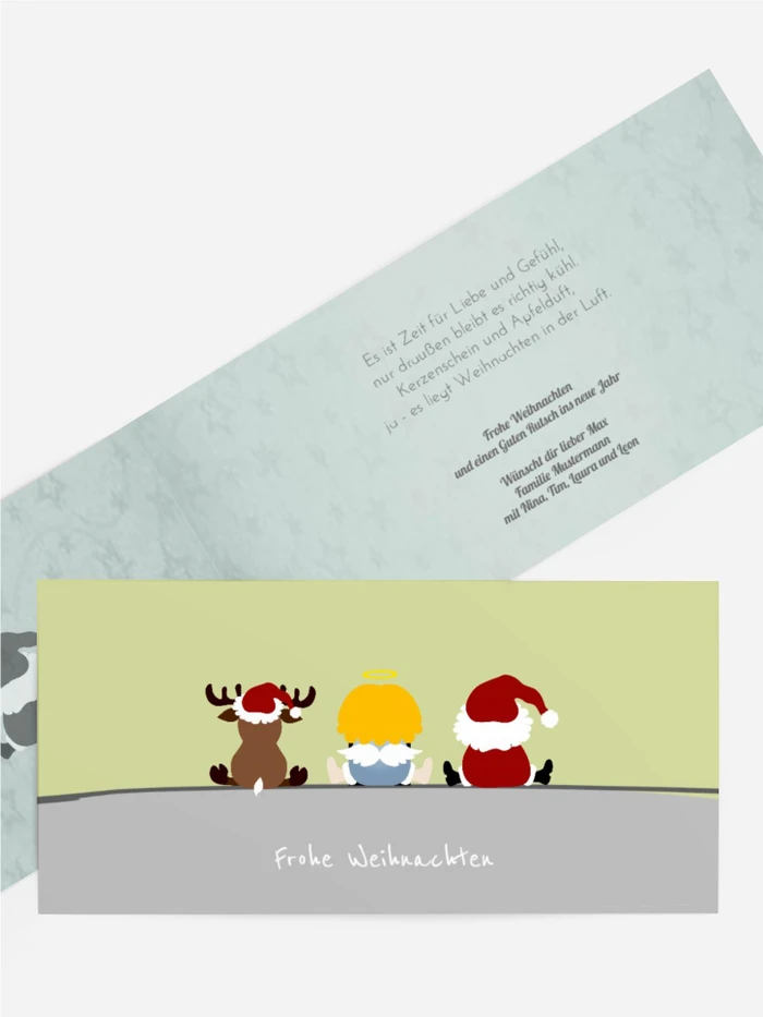 Weihnachtsgrußkarte Trio Weihnachtsgrußkarte Trio