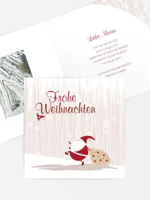 Weihnachtsgrußkarte Weihnachtsmann Bild Weihnachtsgrußkarte Weihnachtsmann Bild