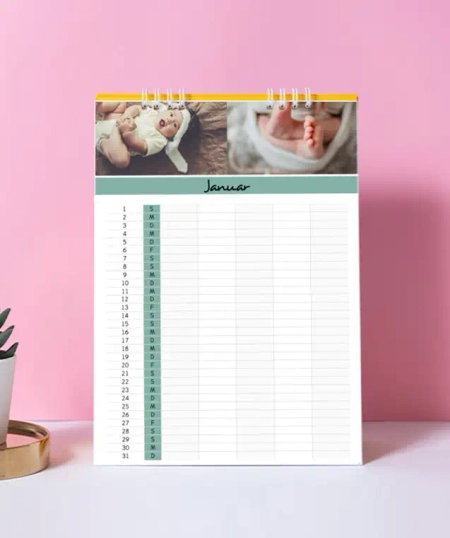 Unser Küchenkalender mit Fotos 2026 selbst gestalten