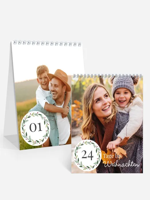 Adventskalender Weihnachtskranz