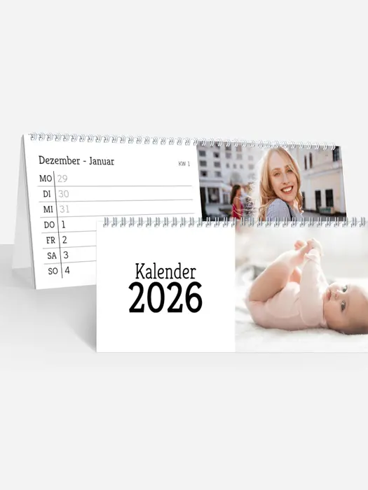 Tischkalender Blanko Notizen | Woche