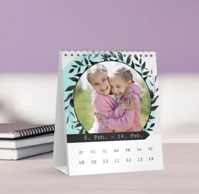 Tischkalender 2027 selbst gestalten – praktischer Aufsteller