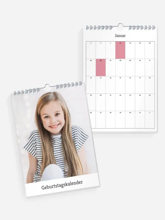 Geburtstagskalender Blanko