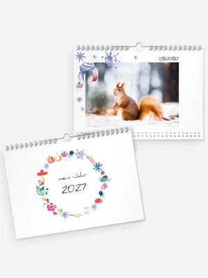 Wandkalender bunte Mischung