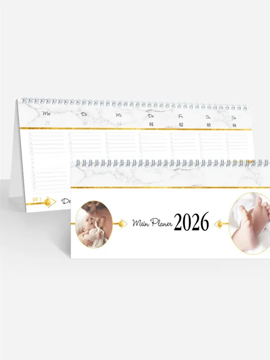 Terminplaner/Wochenplaner Marmor