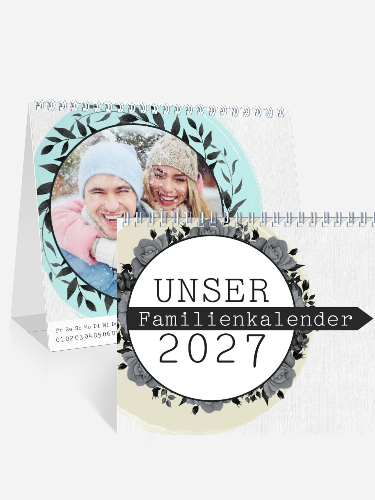 Tischkalender Blumenkranz | Monat Tischkalender Blumenkranz | Monat